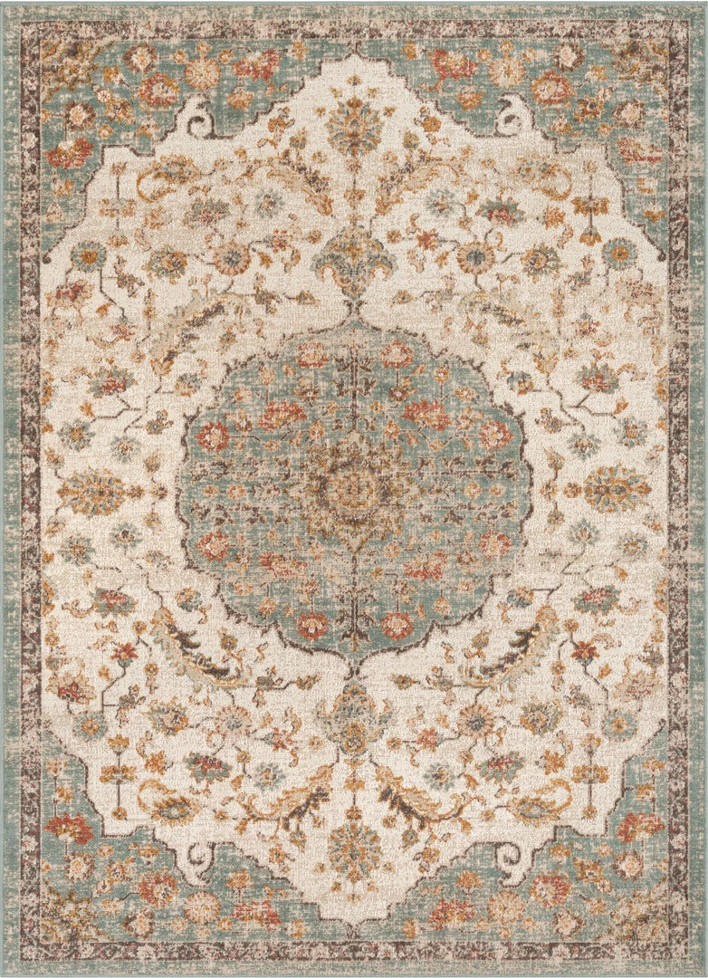 Well Woven Ana Blue Traditional Rug 1 Well Woven Ana Blue Traditional Rug