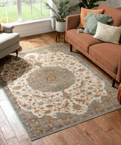 Well Woven Ana Blue Traditional Rug