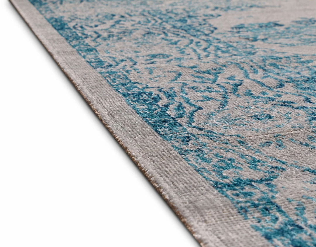 Well Woven Cannes Blue Modern Rug 3'3" X 5' Global 3 Well Woven Cannes Blue Modern Rug 3'3" X 5' Global