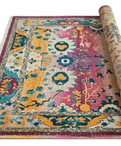 Well Woven Shera Passion Pink Traditional Rug 5'3" X 7'3"