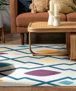 Well Woven Moroccan Santa Fe Multi Modern Rug 2' X 3'