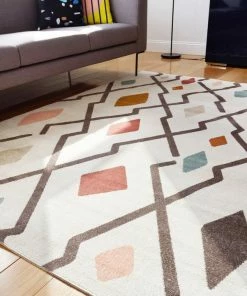 Well Woven Moroccan Santa Fe Earth Modern Rug 7'10