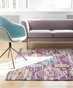 Well Woven Alora Purple Modern Rug Vintage
