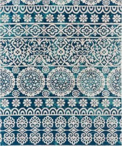 Well Woven Vintage Dorothea Blue Modern Rug