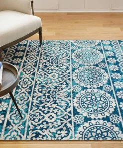 Well Woven Vintage Dorothea Blue Modern Rug