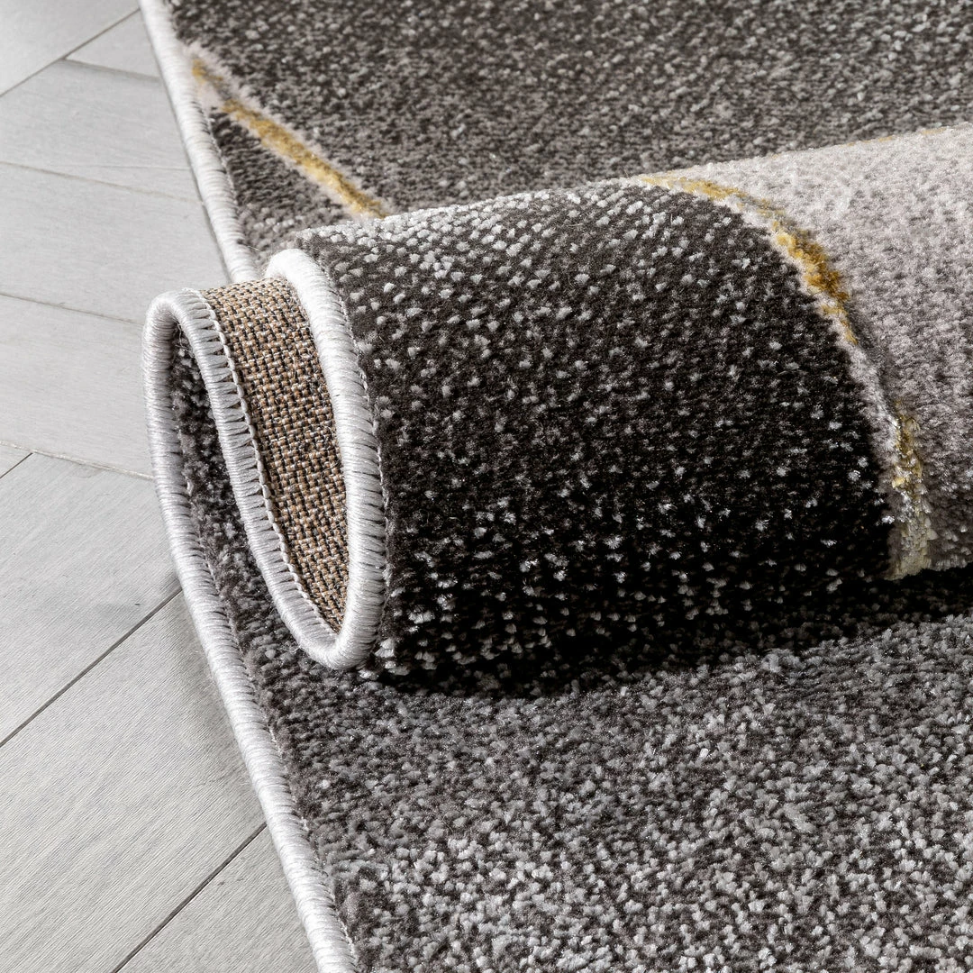 Well Woven Arthur Retro Geometric Marble Pattern Grey Glam Rug 4 Well Woven Arthur Retro Geometric Marble Pattern Grey Glam Rug