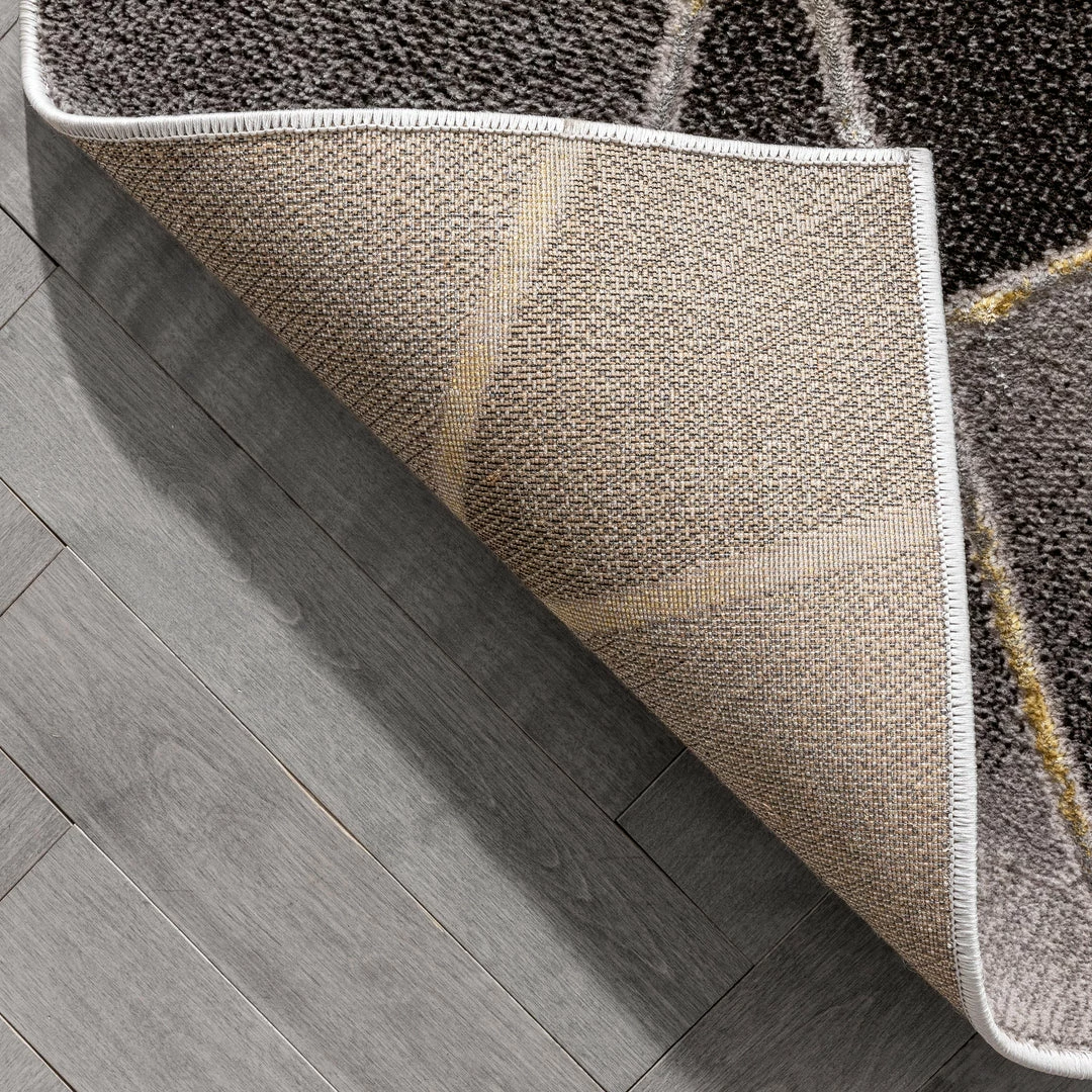 Well Woven Arthur Retro Geometric Marble Pattern Grey Glam Rug 6 Well Woven Arthur Retro Geometric Marble Pattern Grey Glam Rug