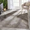 Well Woven Madeline Retro Marble Pattern Grey Glam Rug