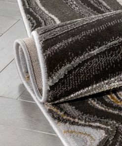 Well Woven Warren Retro Abstract Waves Grey Glam Rug Geometric 12 Well Woven Warren Retro Abstract Waves Grey Glam Rug Geometric