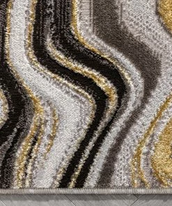 Well Woven Warren Retro Abstract Waves Grey Glam Rug Geometric 13 Well Woven Warren Retro Abstract Waves Grey Glam Rug Geometric