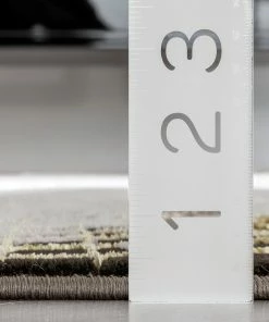 Well Woven Vernon Retro Geometric Grey Glam Rug