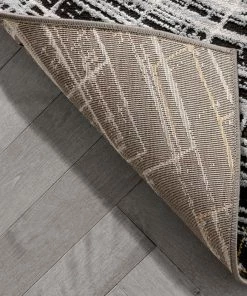 Well Woven Vernon Retro Geometric Grey Glam Rug