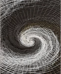 Well Woven Vernon Retro Geometric Grey Glam Rug