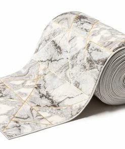 Well Woven Custom Size Runner Arlo Retro Mosaic Marble Pattern Grey Choose Your Width X Choose Your Length Hallway Runner Rug Geometric