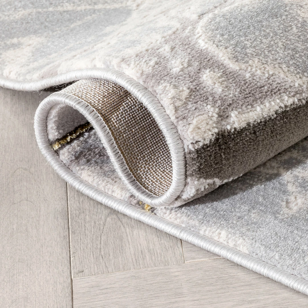 Well Woven Global Weston Retro Geometric Marble Pattern Grey Glam Rug 8 Well Woven Global Weston Retro Geometric Marble Pattern Grey Glam Rug