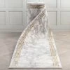 Well Woven Custom Size Runner Huntington Retro Mosaic Marble Pattern Ivory Choose Your Width X Choose Your Length Hallway Runner Rug Geometric
