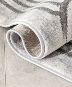 Well Woven Huntington Retro Marble Border Black Glam Rug Global