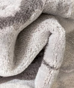 Well Woven Huntington Retro Marble Border Black Glam Rug Global