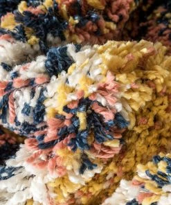 Well Woven Global Mowgli Tribal Moroccan Medallion Yellow Rust Rainbow Shag Rug 16 Well Woven Global Mowgli Tribal Moroccan Medallion Yellow Rust Rainbow Shag Rug