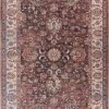 Well Woven Earth Brown Vintage Rug 5'3" X 7'7"
