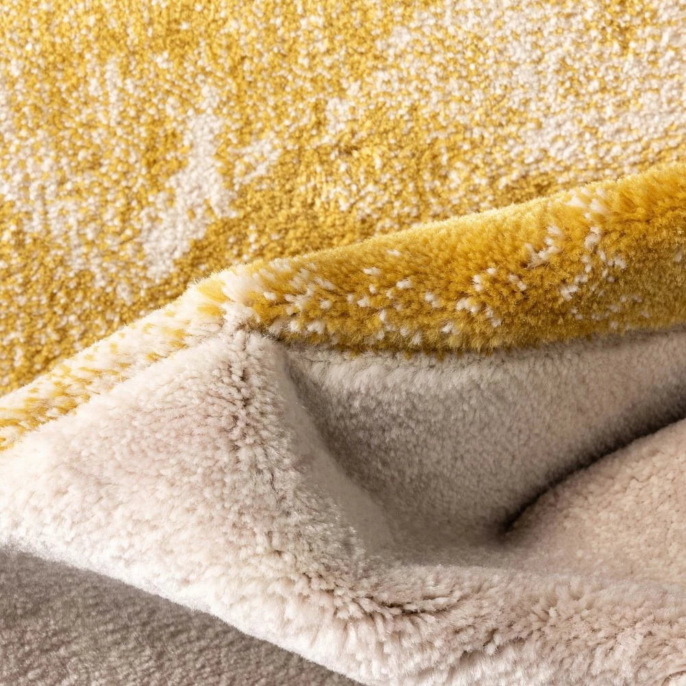 Well Woven Rosa Gold Modern Geometric 3D Textured Rug 3 Well Woven Rosa Gold Modern Geometric 3D Textured Rug