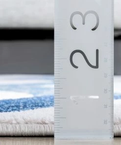 Well Woven Millie Blue Modern Zigzag Geometric 3D Textured Rug 16 Well Woven Millie Blue Modern Zigzag Geometric 3D Textured Rug