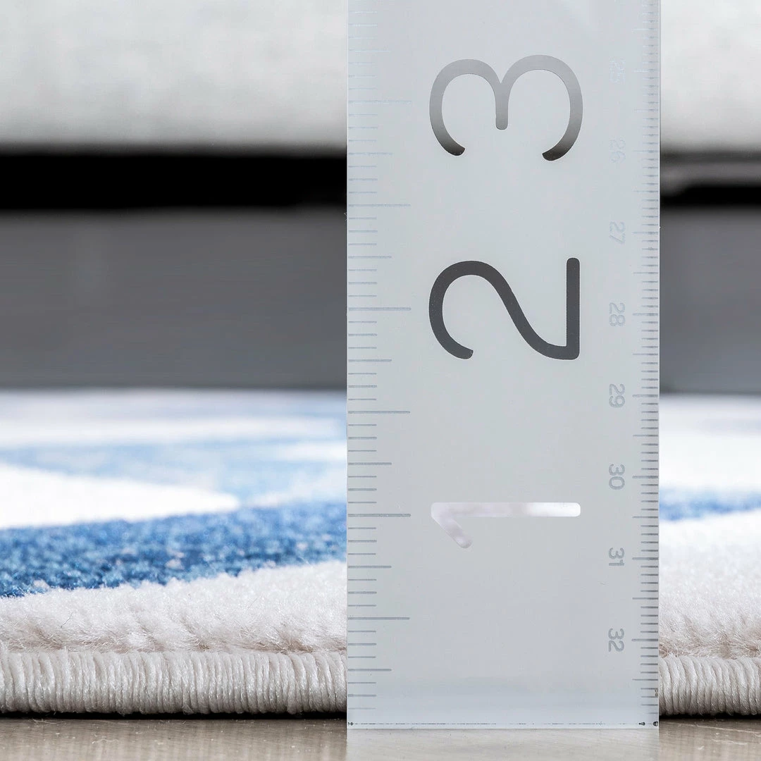 Well Woven Millie Blue Modern Zigzag Geometric 3D Textured Rug 8 Well Woven Millie Blue Modern Zigzag Geometric 3D Textured Rug