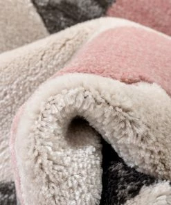 Well Woven Millie Blush Pink Modern Zigzag Geometric 3D Textured Rug 10 Well Woven Millie Blush Pink Modern Zigzag Geometric 3D Textured Rug