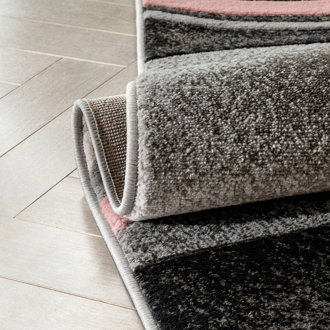 Well Woven Belle Blush Pink Modern Abstract Geometric 3D Textured Rug 7 Well Woven Belle Blush Pink Modern Abstract Geometric 3D Textured Rug