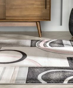 Well Woven Belle Blush Pink Modern Abstract Geometric 3D Textured Rug 13 Well Woven Belle Blush Pink Modern Abstract Geometric 3D Textured Rug