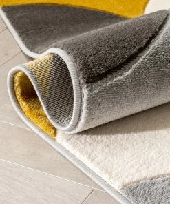 Well Woven Helena Gold Mid-Century Modern Abstract Geometric 3D Textured Rug 19 Well Woven Helena Gold Mid-Century Modern Abstract Geometric 3D Textured Rug