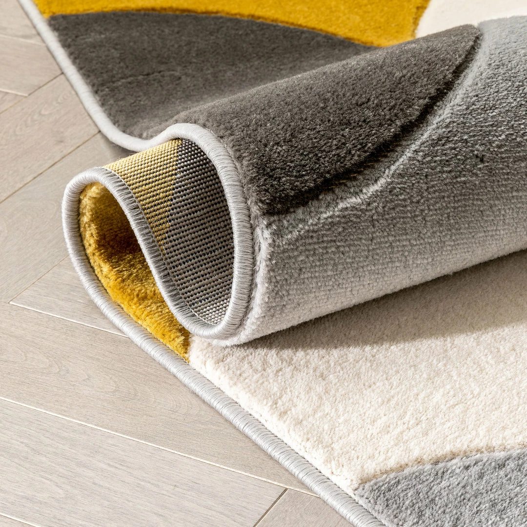 Well Woven Helena Gold Mid-Century Modern Abstract Geometric 3D Textured Rug 6 Well Woven Helena Gold Mid-Century Modern Abstract Geometric 3D Textured Rug