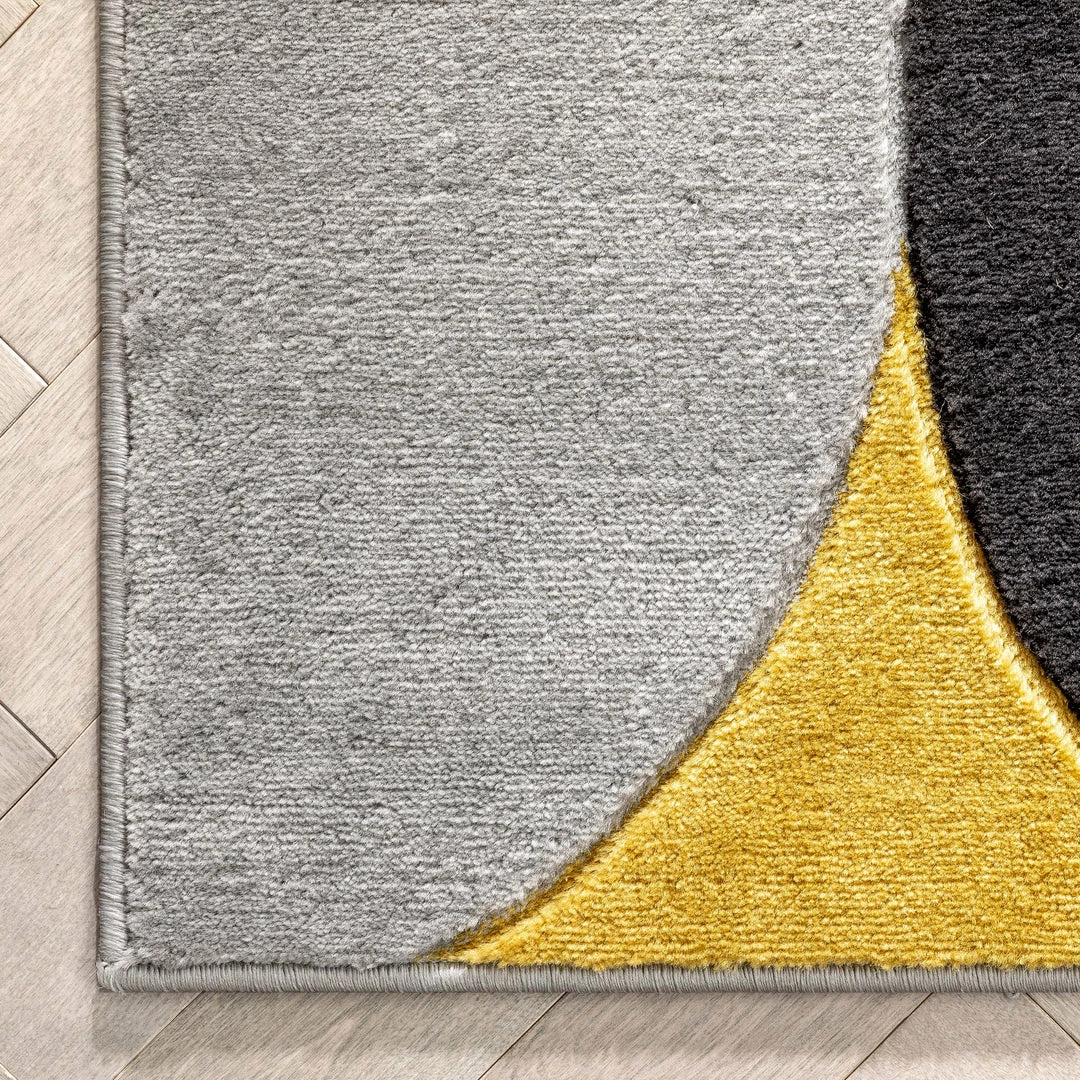 Well Woven Helena Gold Mid-Century Modern Abstract Geometric 3D Textured Rug 9 Well Woven Helena Gold Mid-Century Modern Abstract Geometric 3D Textured Rug