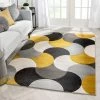 Well Woven Helena Gold Mid-Century Modern Abstract Geometric 3D Textured Rug