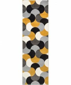 Well Woven Helena Gold Mid-Century Modern Abstract Geometric 3D Textured Rug 27 Well Woven Helena Gold Mid-Century Modern Abstract Geometric 3D Textured Rug