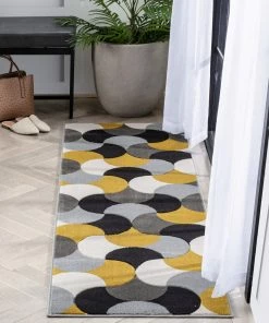 Well Woven Helena Gold Mid-Century Modern Abstract Geometric 3D Textured Rug 26 Well Woven Helena Gold Mid-Century Modern Abstract Geometric 3D Textured Rug