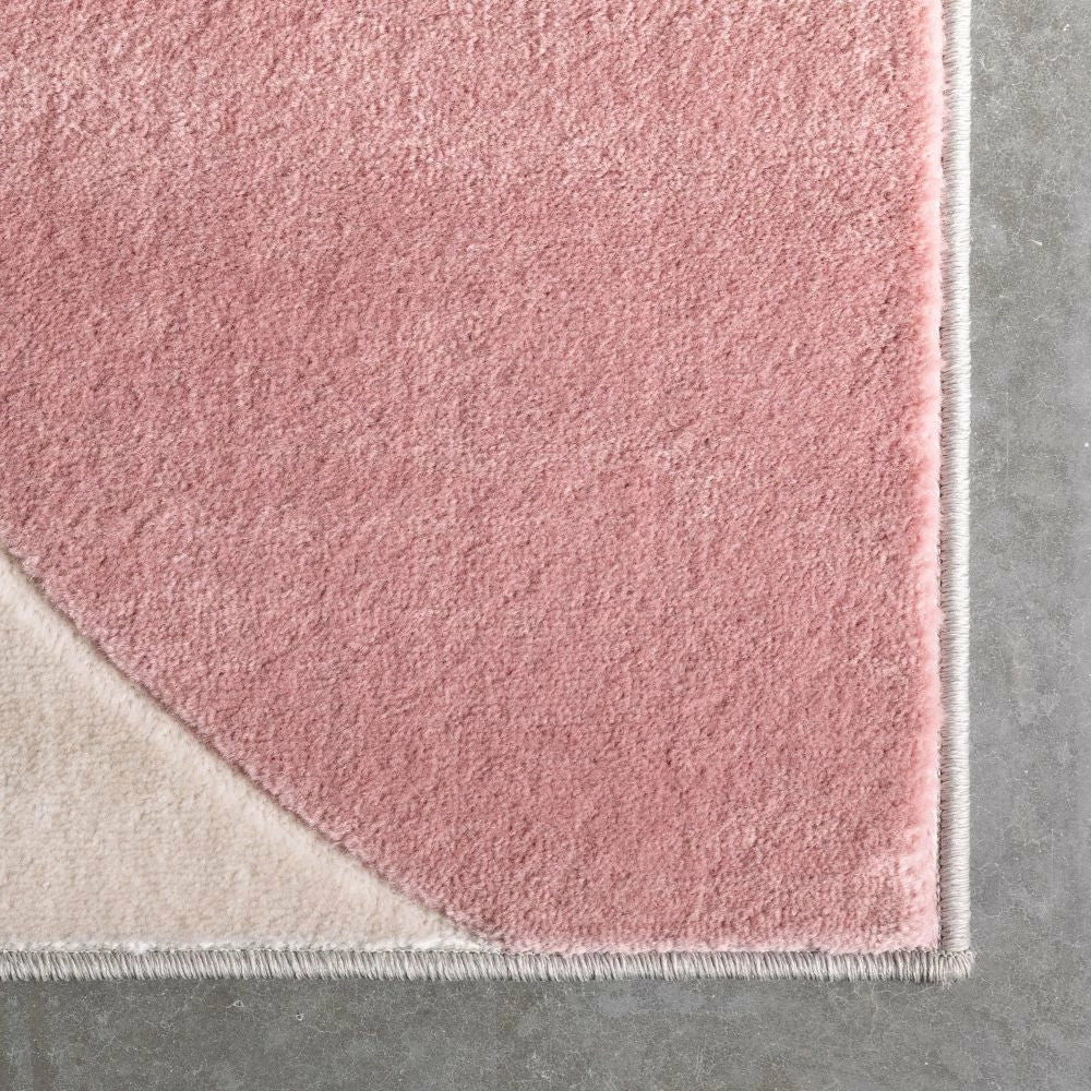 Well Woven Helena Blush Pink Mid-Century Modern Abstract Geometric 3D Textured Rug 4 Well Woven Helena Blush Pink Mid-Century Modern Abstract Geometric 3D Textured Rug