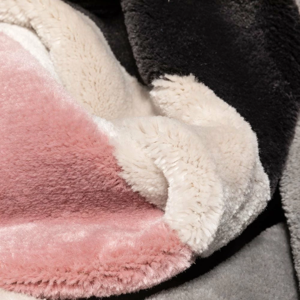 Well Woven Helena Blush Pink Mid-Century Modern Abstract Geometric 3D Textured Rug 3 Well Woven Helena Blush Pink Mid-Century Modern Abstract Geometric 3D Textured Rug