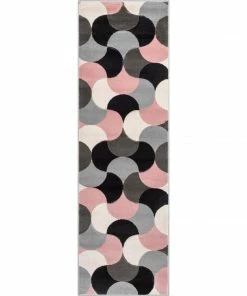 Well Woven Helena Blush Pink Mid-Century Modern Abstract Geometric 3D Textured Rug 19 Well Woven Helena Blush Pink Mid-Century Modern Abstract Geometric 3D Textured Rug