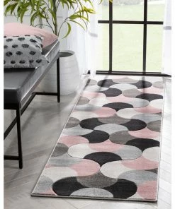 Well Woven Helena Blush Pink Mid-Century Modern Abstract Geometric 3D Textured Rug 21 Well Woven Helena Blush Pink Mid-Century Modern Abstract Geometric 3D Textured Rug