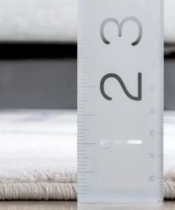 Well Woven Louisa Gold Modern Geometric Boxes 3D Textured Rug