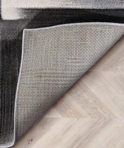 Well Woven Louisa Blue Modern Geometric Boxes 3D Textured Rug