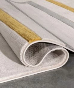 Well Woven Fiona Gold Modern Geometric Lines 3D Textured Rug 19 Well Woven Fiona Gold Modern Geometric Lines 3D Textured Rug