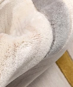 Well Woven Fiona Gold Modern Geometric Lines 3D Textured Rug 15 Well Woven Fiona Gold Modern Geometric Lines 3D Textured Rug