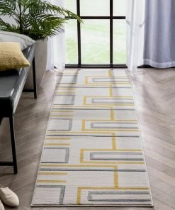 Well Woven Fiona Gold Modern Geometric Lines 3D Textured Rug 23 Well Woven Fiona Gold Modern Geometric Lines 3D Textured Rug