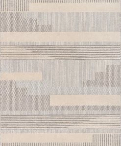 Well Woven Global Briar Tribal Geometric Abstract Beige Looped Pile Rug