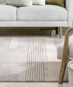 Well Woven Global Briar Tribal Geometric Abstract Beige Looped Pile Rug 14 Well Woven Global Briar Tribal Geometric Abstract Beige Looped Pile Rug