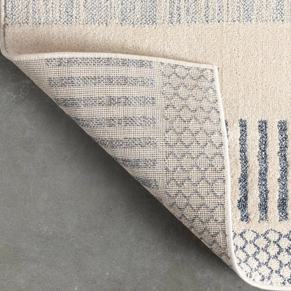 Well Woven Briar Tribal Geometric Abstract Light Blue Looped Pile Rug Global 5 Well Woven Briar Tribal Geometric Abstract Light Blue Looped Pile Rug Global