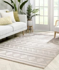 Well Woven Zara Tribal Moroccan Diamond Pattern Beige Looped Pile Rug 15 Well Woven Zara Tribal Moroccan Diamond Pattern Beige Looped Pile Rug