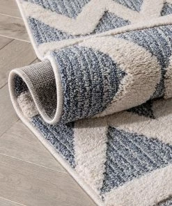 Well Woven Zara Tribal Moroccan Diamond Pattern Light Blue Looped Pile Rug 17 Well Woven Zara Tribal Moroccan Diamond Pattern Light Blue Looped Pile Rug